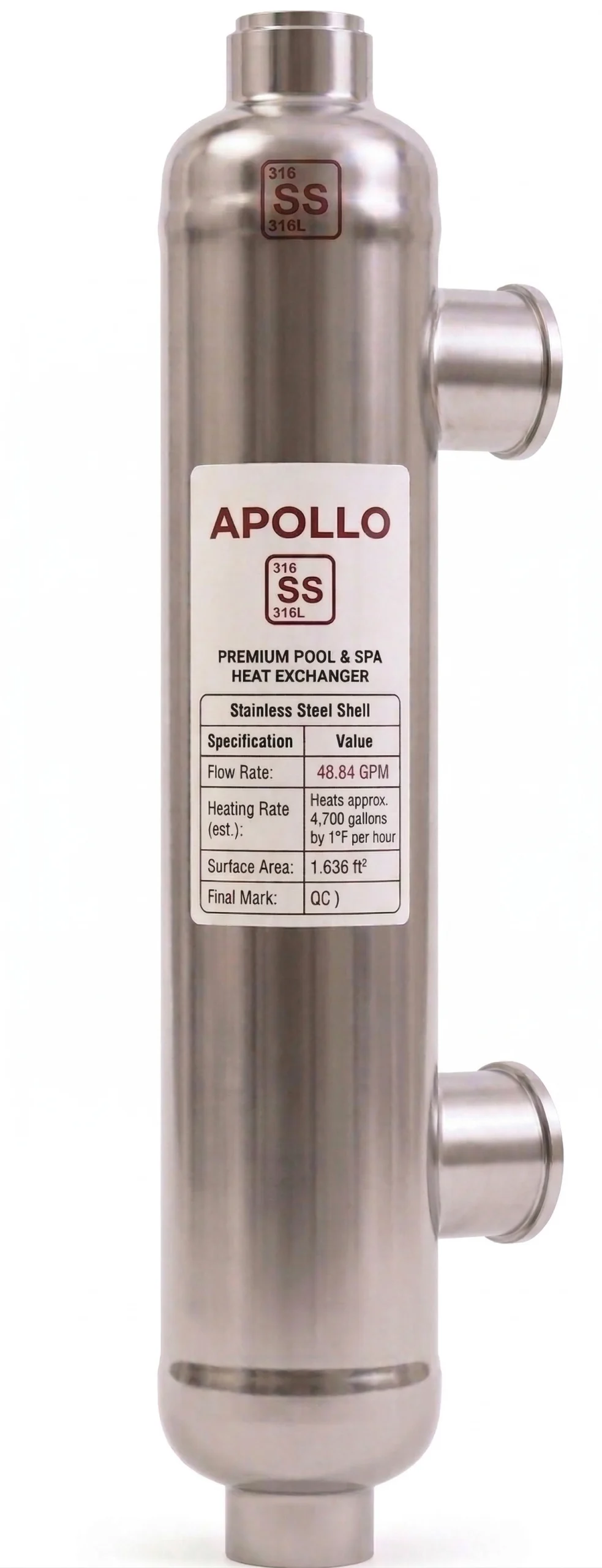 Pool and Spa Heat Exchanger
